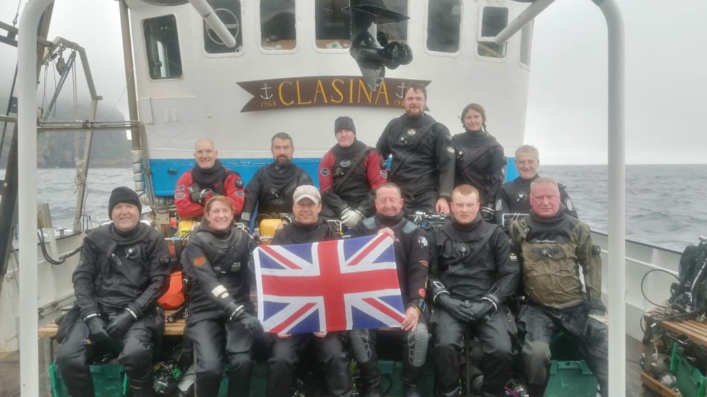Dive team in St Kilda on Coronation Day