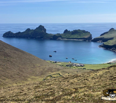 St Kilda expedition - shore side walk after diving