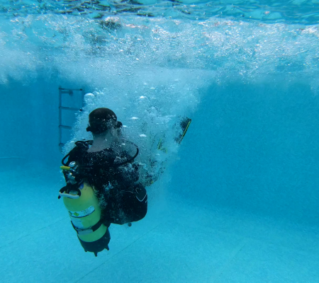 Pool training - making a splash