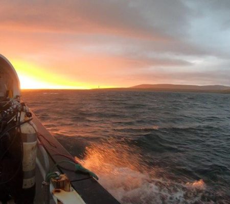 Dawn dive in Scapa Flow